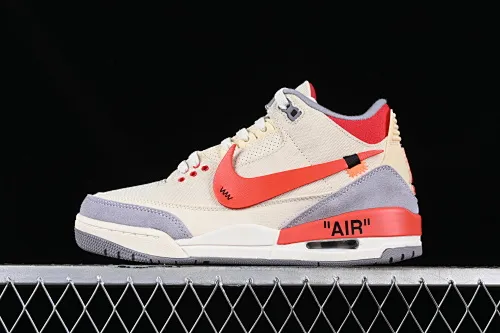 All categories Air Jordan Jordan series basketball shoes Air Jordan 3 Air Jordan 3 "Co-Branding" AJ3 Joe 3 cement gray canvas deconstruction DH7139-002